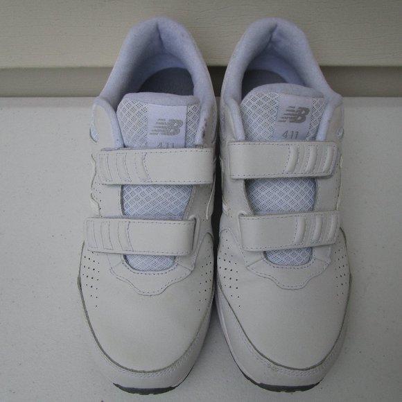 New Balance 411 Women's 9.5 Wide Width Shoes WW411HW2 Walking White Cushion - Picture 3 of 9